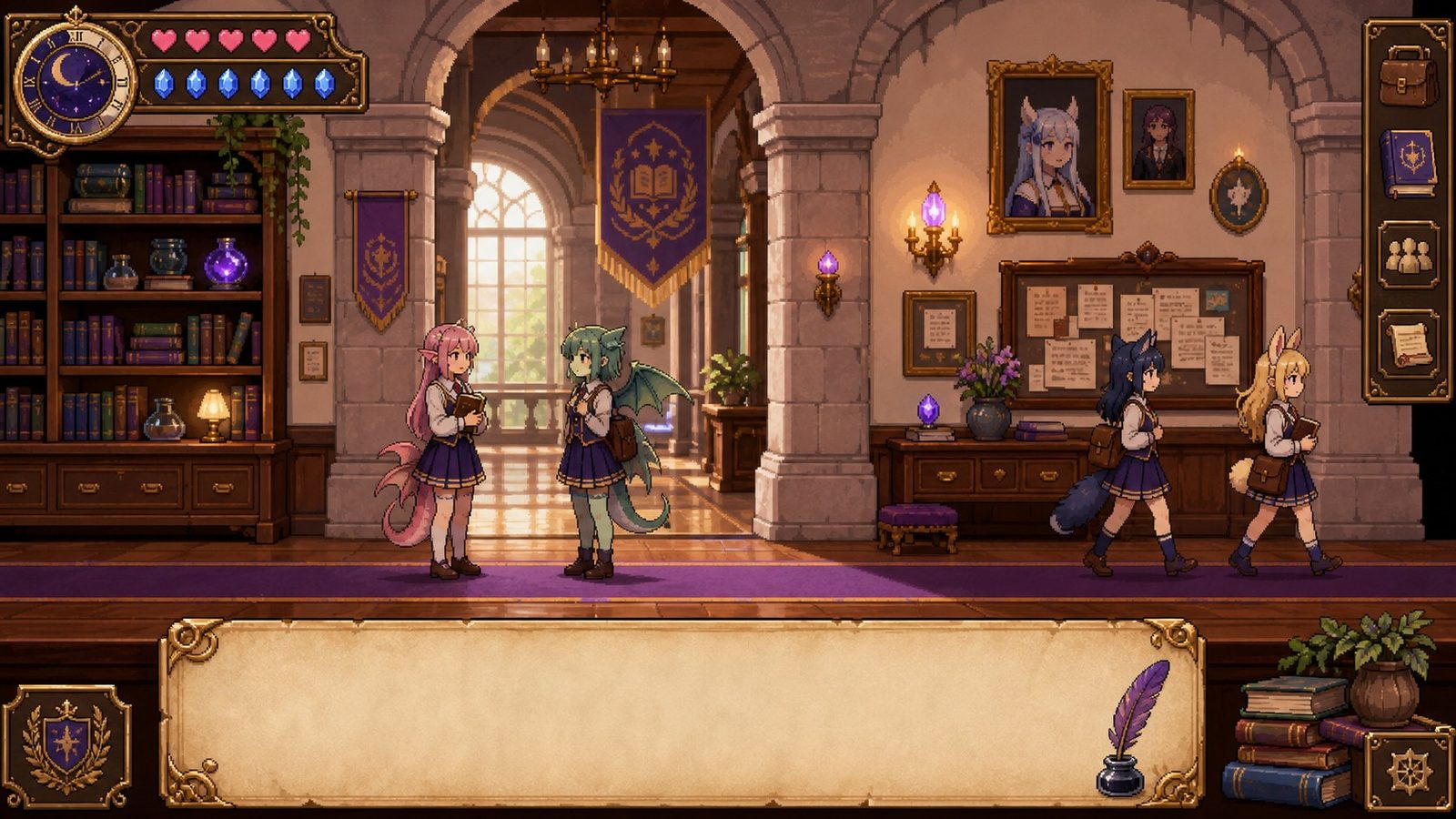 魔法兽娘学院MagicalMonster 版本内容 页面配图 6